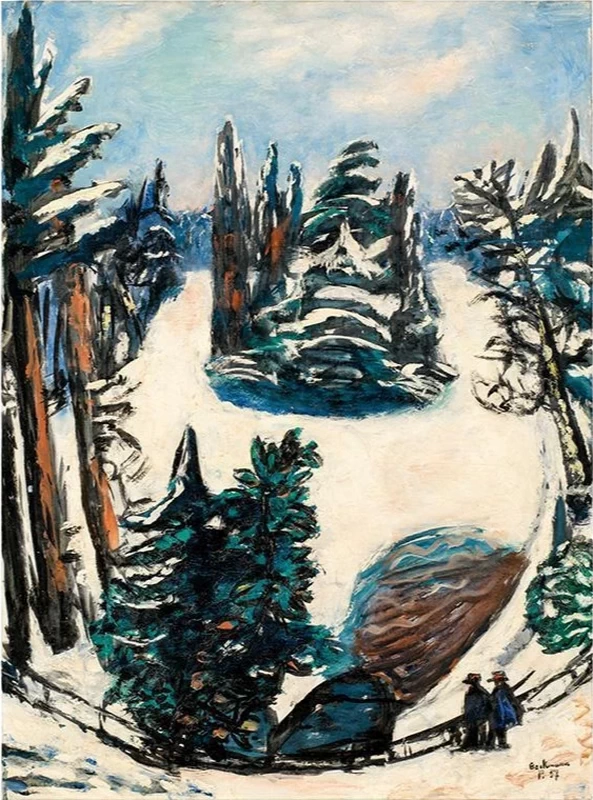 Il lago in inverno - Bois de Boulogne in inverno, 1939